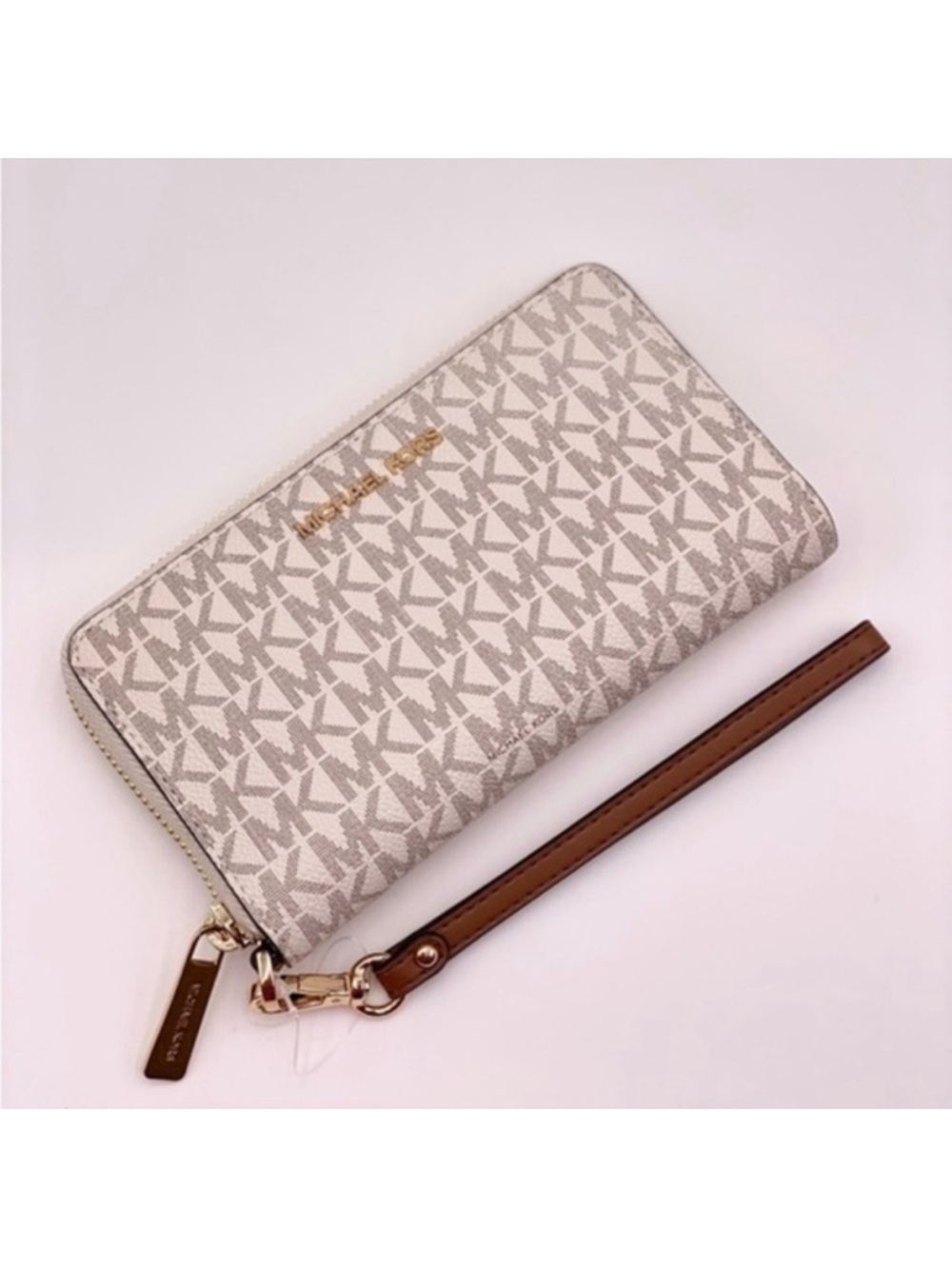 Michael Kors Large Flat Phone Case Wallet Wristlet